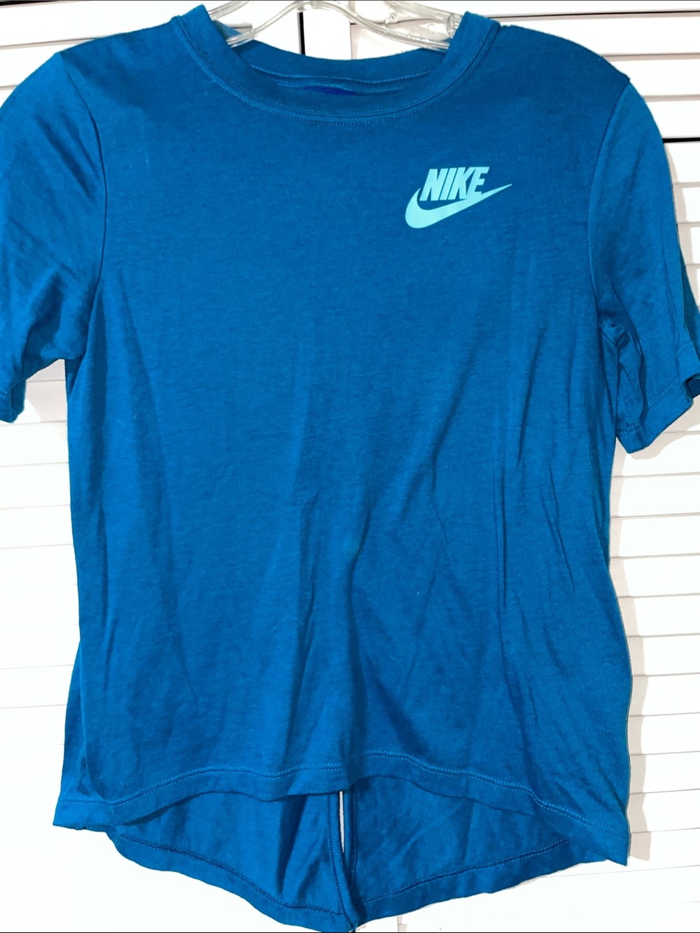 Nike Teal Blue Short Sleeve Logo Tee